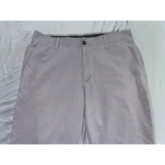 Under Armour Flat Front Flex Waist Microfiber Golf Pants. Men's 34X30, GUC!! - Picture 6 of 9